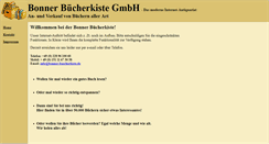 Desktop Screenshot of bonner-buecherkiste.de